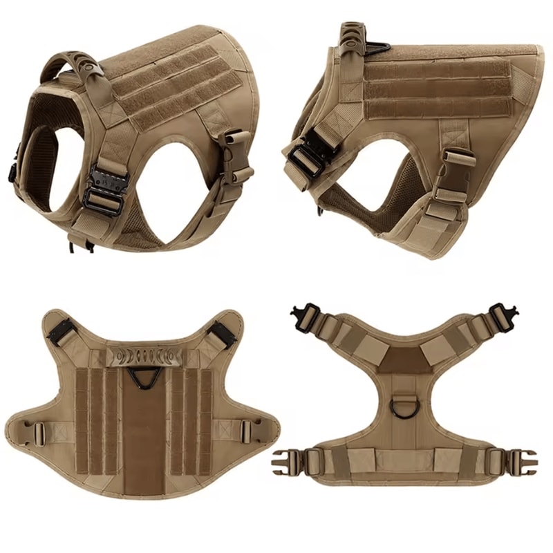 Large Dog Harness And Leash Set Training Walking Vest For German Shepherds And Malinois 3