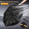 24Bone Automatic Folding Umbrella Windproof Sunshade For Men Women 5