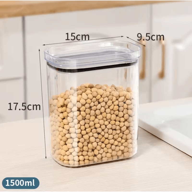 Sealed Jars Large Capacity MoistureProof Kitchen Storage Containers 8