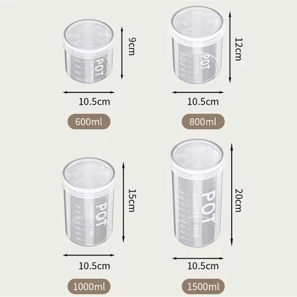 Grain Storage Containers Sealed MoistureProof Kitchen Jar Organizer 10