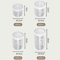 Grain Storage Containers Sealed MoistureProof Kitchen Jar Organizer 10