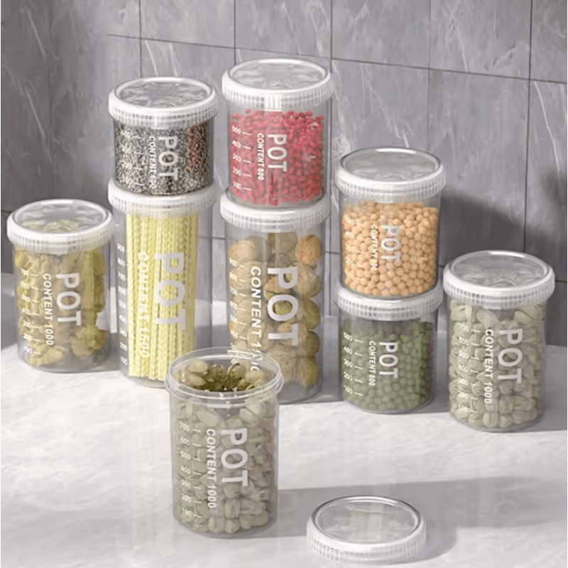 Grain Storage Containers Sealed MoistureProof Kitchen Jar Organizer 1