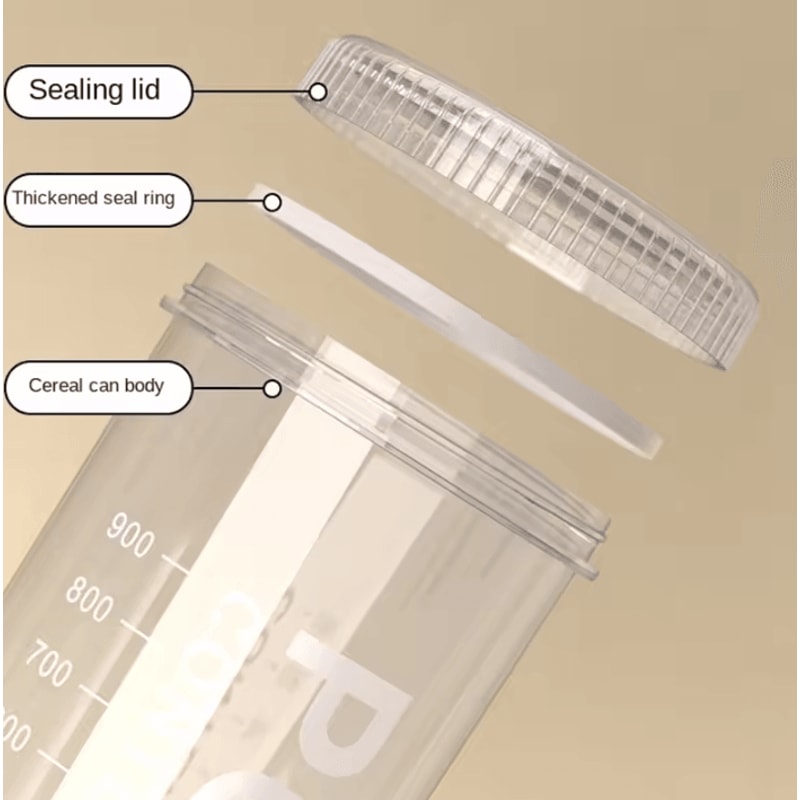 Grain Storage Containers Sealed MoistureProof Kitchen Jar Organizer 4