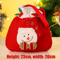 Christmas Gift Bags 91 By 79 In Festive Drawstring Holiday Pouches With Handle 7
