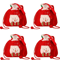 Christmas Gift Bags 91 By 79 In Festive Drawstring Holiday Pouches With Handle 11