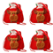 Christmas Gift Bags 91 By 79 In Festive Drawstring Holiday Pouches With Handle 13