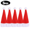 Christmas Table Decorations Mini Santa Hats For Fork Knife And Cutlery 5