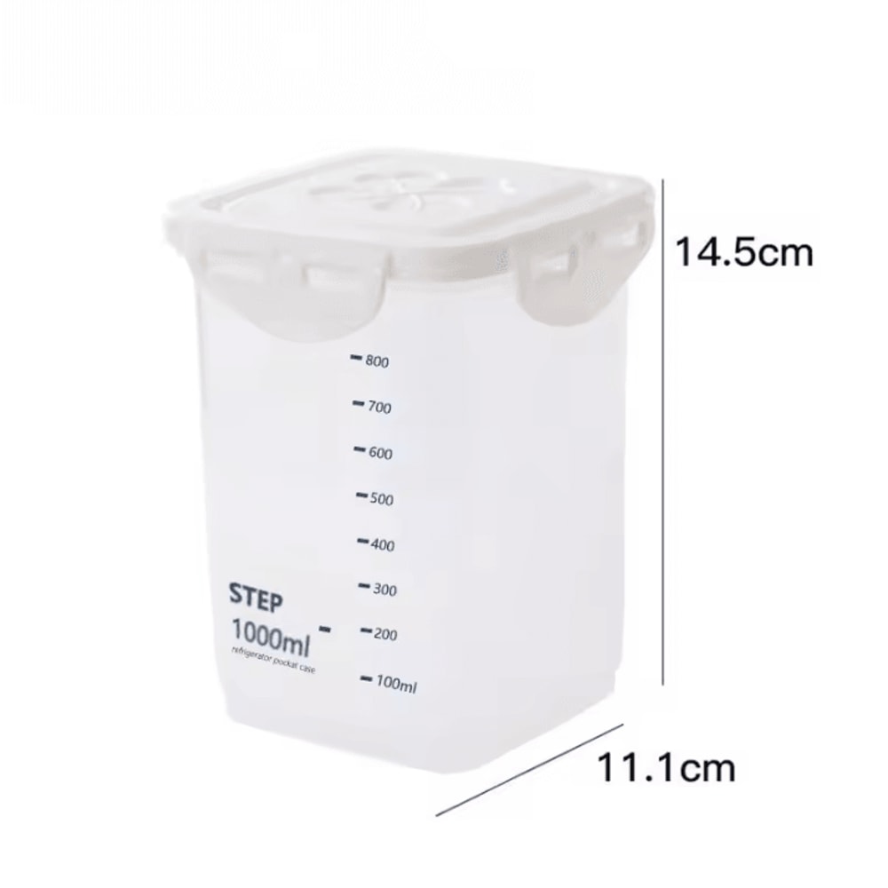 Sealed Kitchen Jars Grain Storage Tanks With Scale MoistureProof Design 8