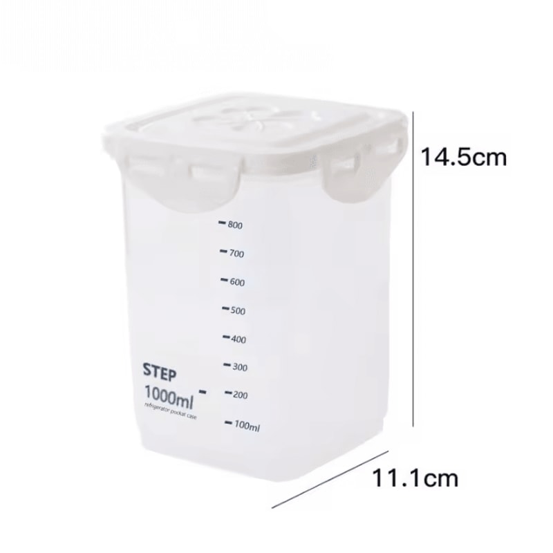 Sealed Kitchen Jars Grain Storage Tanks With Scale MoistureProof Design 8