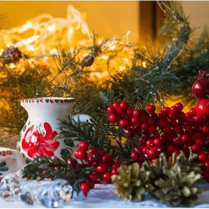 Christmas Artificial Berries Fake Holly Berry Bouquet For Holiday Decor 4