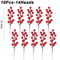 Christmas Artificial Berries Fake Holly Berry Bouquet For Holiday Decor 10