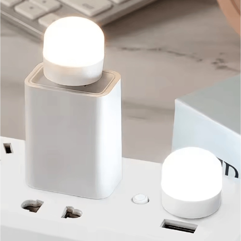 USB Night Light Warm White Eye Protection Reading Lamp For Desk Bed And Travel 3