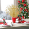 Gold Christmas Berry Stems Decorative Flash Artificial Berries For Holiday Crafting 1