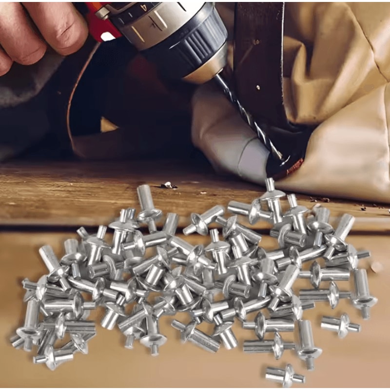 Hammer Drive Expansion Rivets Aluminum KnockIn Fastener Pins For Hardware 3