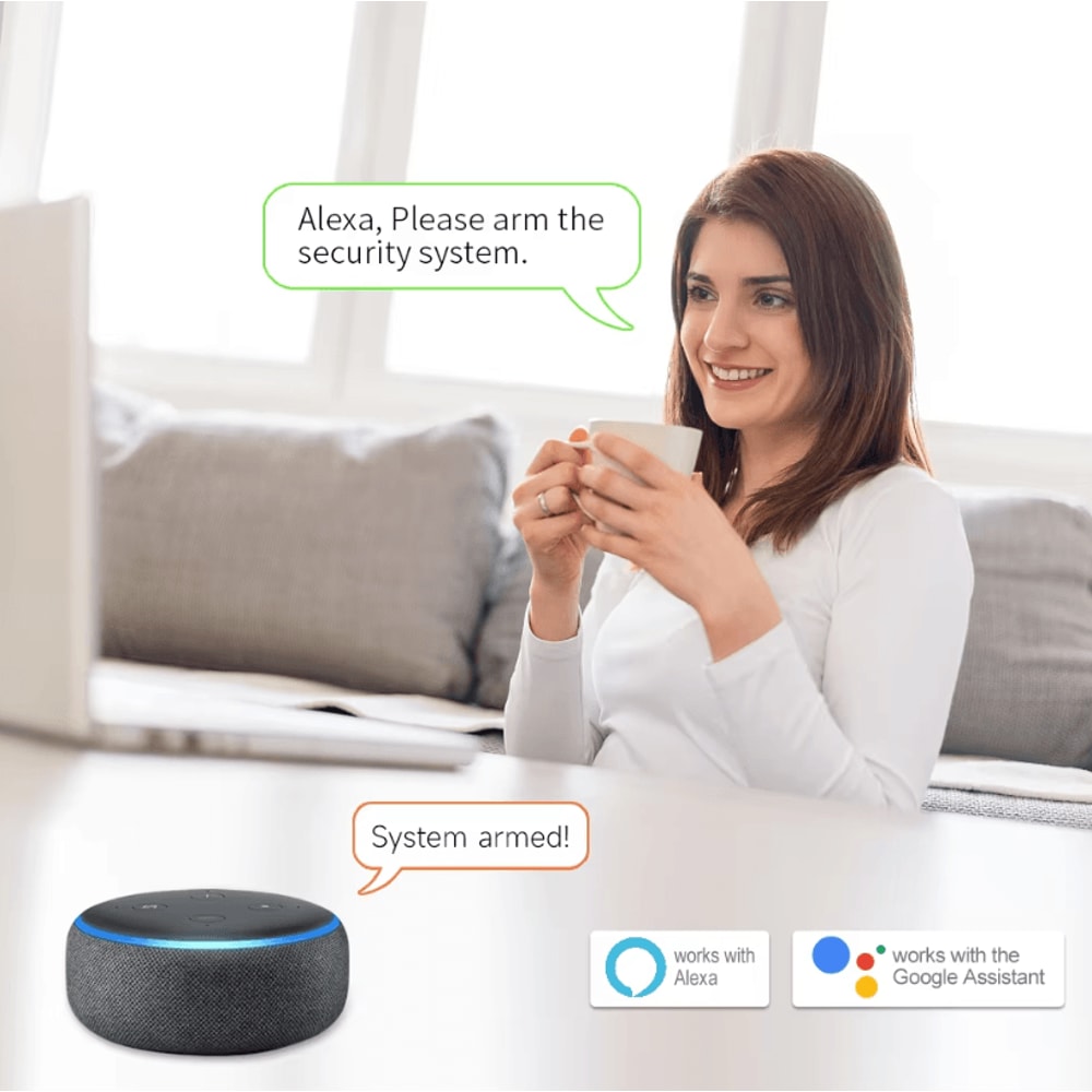 Smart Home Alarm System 7 Inches Wireless WiFi And 4G Security Protection Kit 4