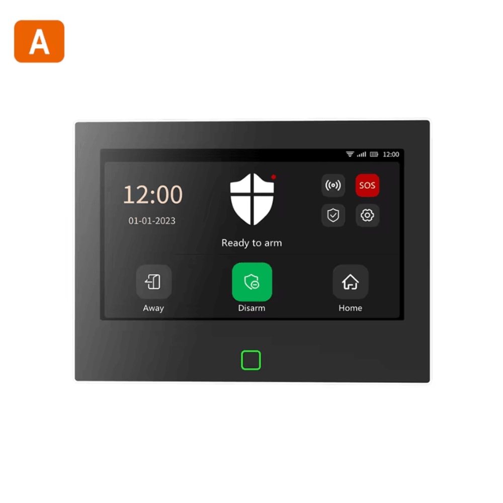 Smart Home Alarm System 7 Inches Wireless WiFi And 4G Security Protection Kit 6