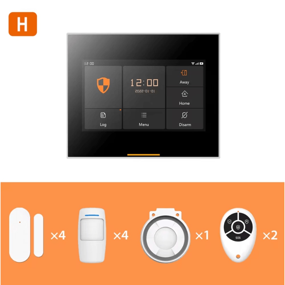 Smart Home Alarm System Tuya WiFi Wireless Security Kit Compatible With Alexa And Google Home 9