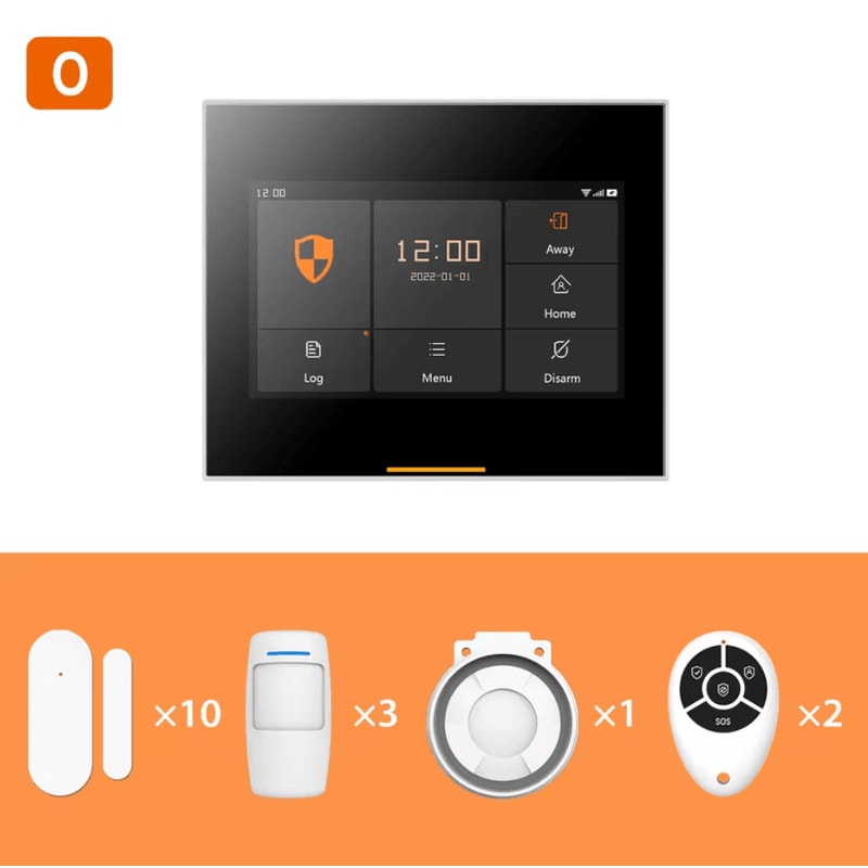 Smart Home Alarm System Tuya WiFi Wireless Security Kit Compatible With Alexa And Google Home 10