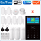 WiFi GSM Alarm System 43Inches Smart Home Security Panel With Temperature Display 10