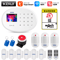 Home Alarm System KERUI 433MHz WiFi GSM Wireless Security Kit With Motion Sensor 9