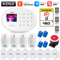 Home Alarm System KERUI 433MHz WiFi GSM Wireless Security Kit With Motion Sensor 10