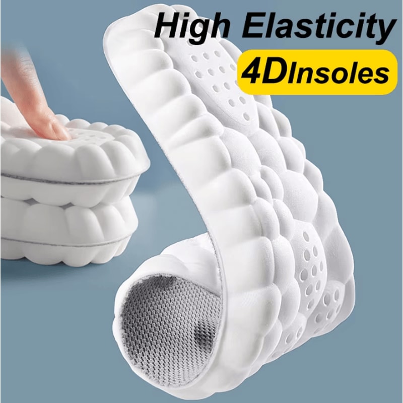 High Elasticity Sport Shoe Insoles Soft Arch Support Orthotic Cushion Pads 2