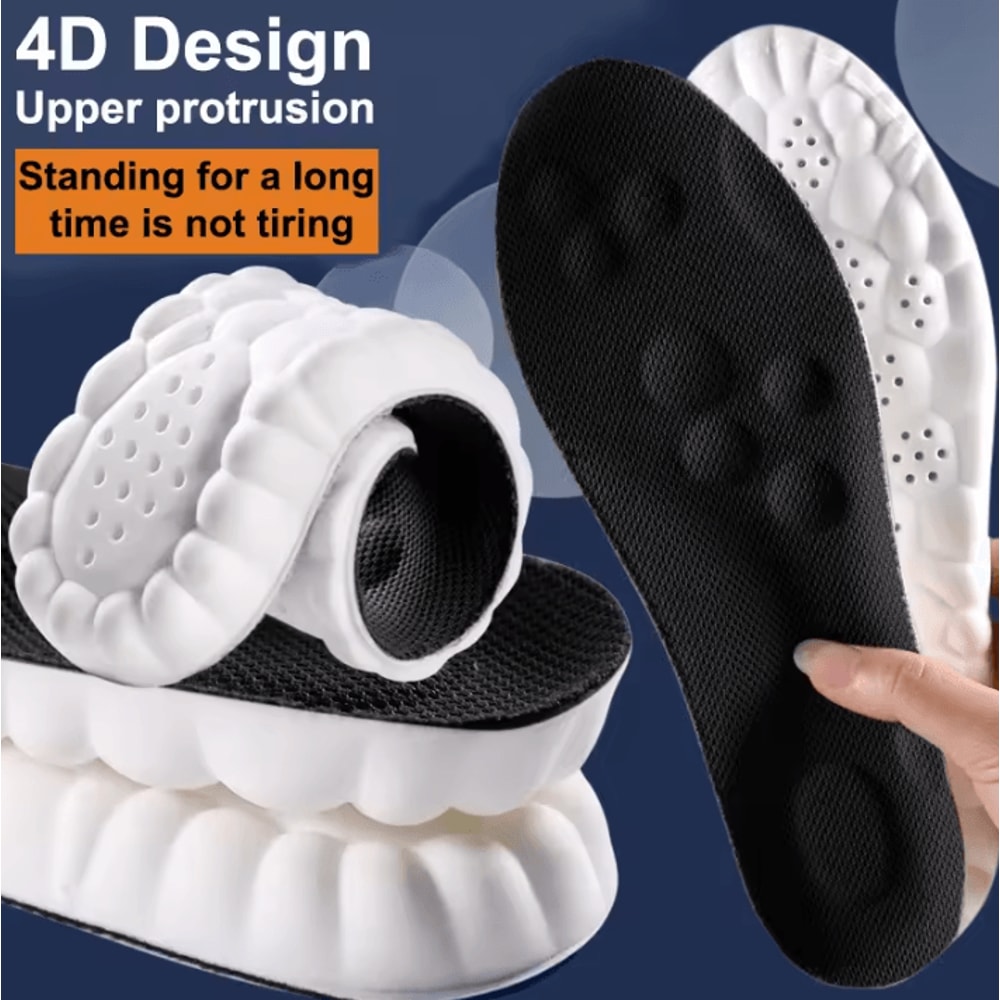 High Elasticity Sport Shoe Insoles Soft Arch Support Orthotic Cushion Pads 5