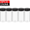 Clear Spice Bottles Set Plastic Seasoning Jars For Salt Pepper And BBQ Spices 20