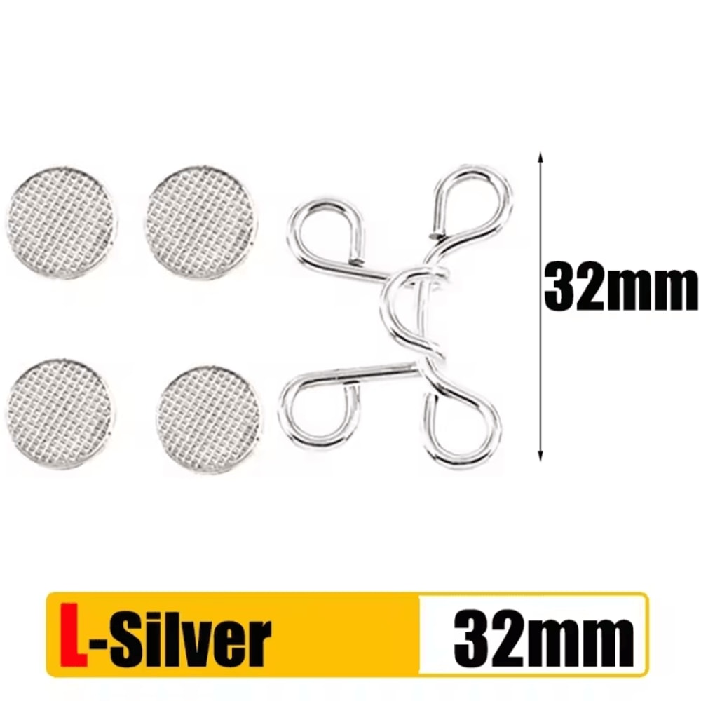 Adjustable Waist Button Extenders Set NoSew Jeans Waist Adjuster For Instant Fit 9