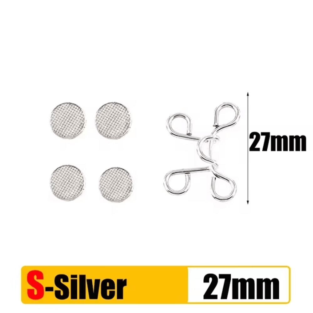 Adjustable Waist Button Extenders Set NoSew Jeans Waist Adjuster For Instant Fit 6