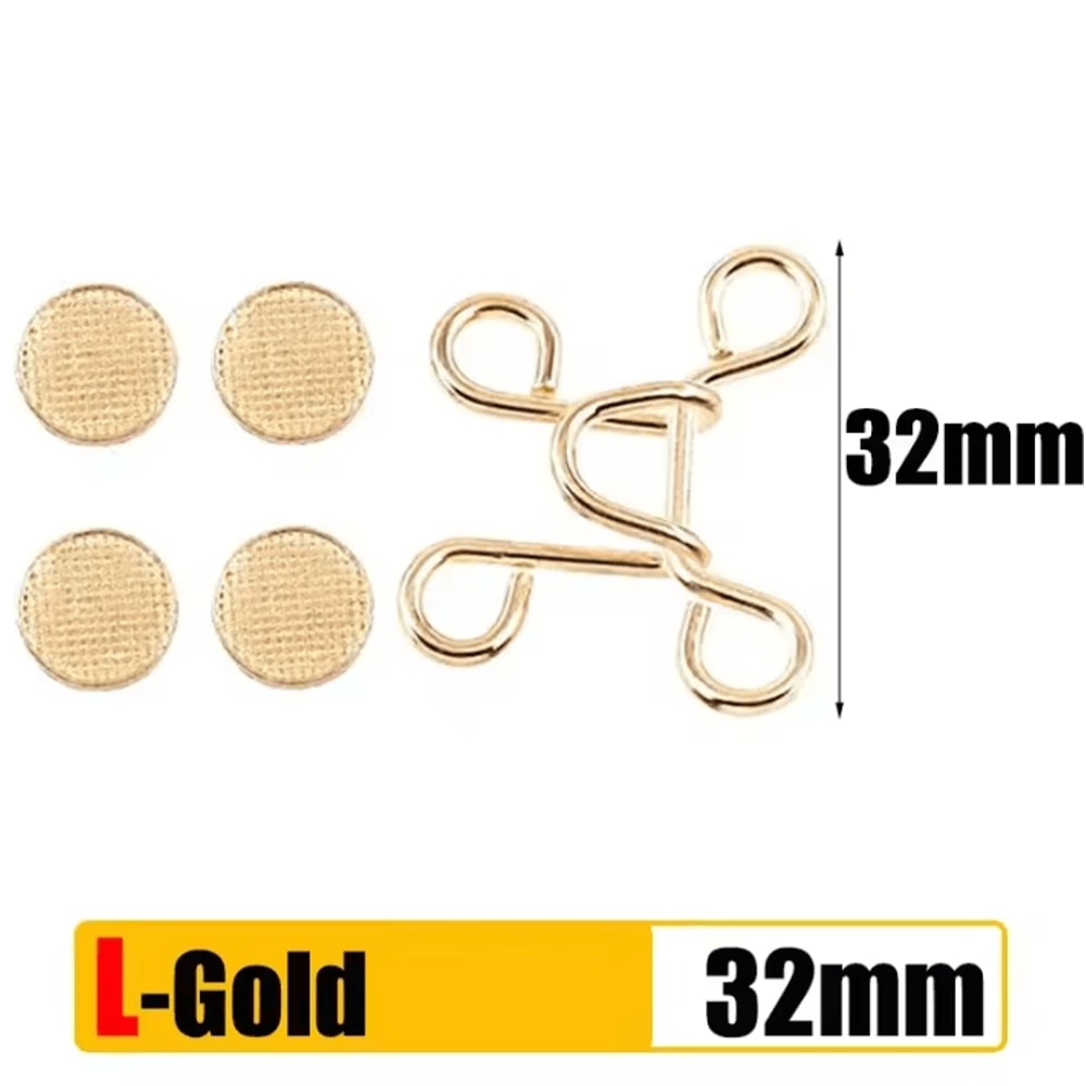 Adjustable Waist Button Extenders Set NoSew Jeans Waist Adjuster For Instant Fit 11