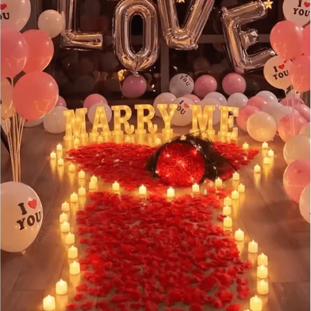 Artificial Rose Petals Red Silk Petal Decor For Weddings Valentines Day And Parties 2