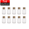 Mini Glass Bottles With Cork Stoppers DIY Decoration Vials For Crafts And Messages 8