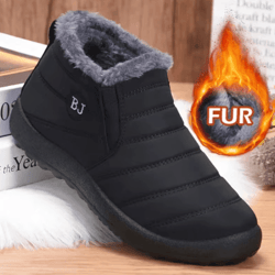waterproof winter boots for women – plush snow ankle boot shoes for cold weather