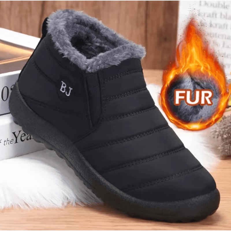 Waterproof Winter Boots For Women Plush Snow Ankle Boot Shoes For Cold Weather 0