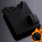 Winter Mens LongSleeved Thermal Undershirt Fleece Bottom Shirt For Cold Weather Comfort 1