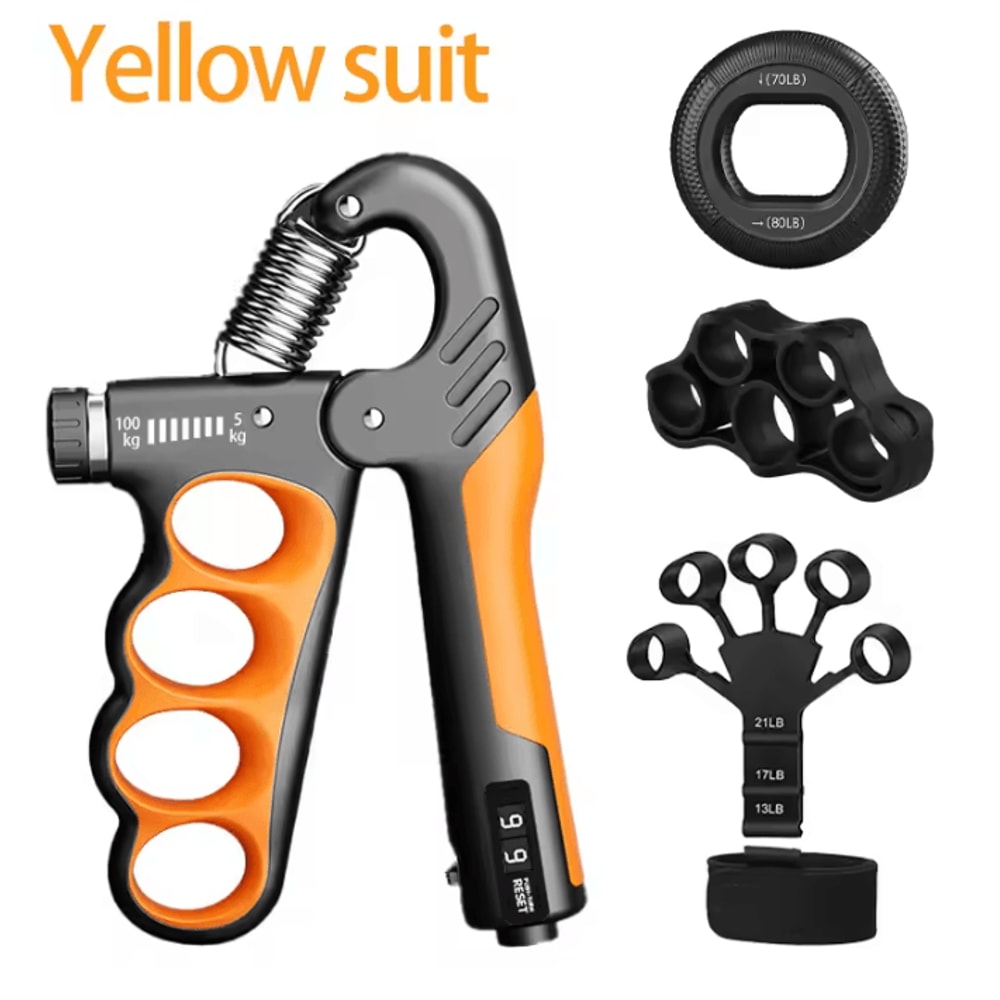 Grip Strength Hand Exerciser Adjustable Wrist Expander For Hand And Forearm Strength 13