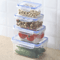 Sealed Refrigerator Storage Box With Lid Plastic Crisper And MicrowaveSafe Lunch Box 0