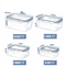 Sealed Refrigerator Storage Box With Lid Plastic Crisper And MicrowaveSafe Lunch Box 6