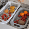 Retractable Sink Storage Rack Drain Basket Fruit Basin And Kitchen Organizer 3