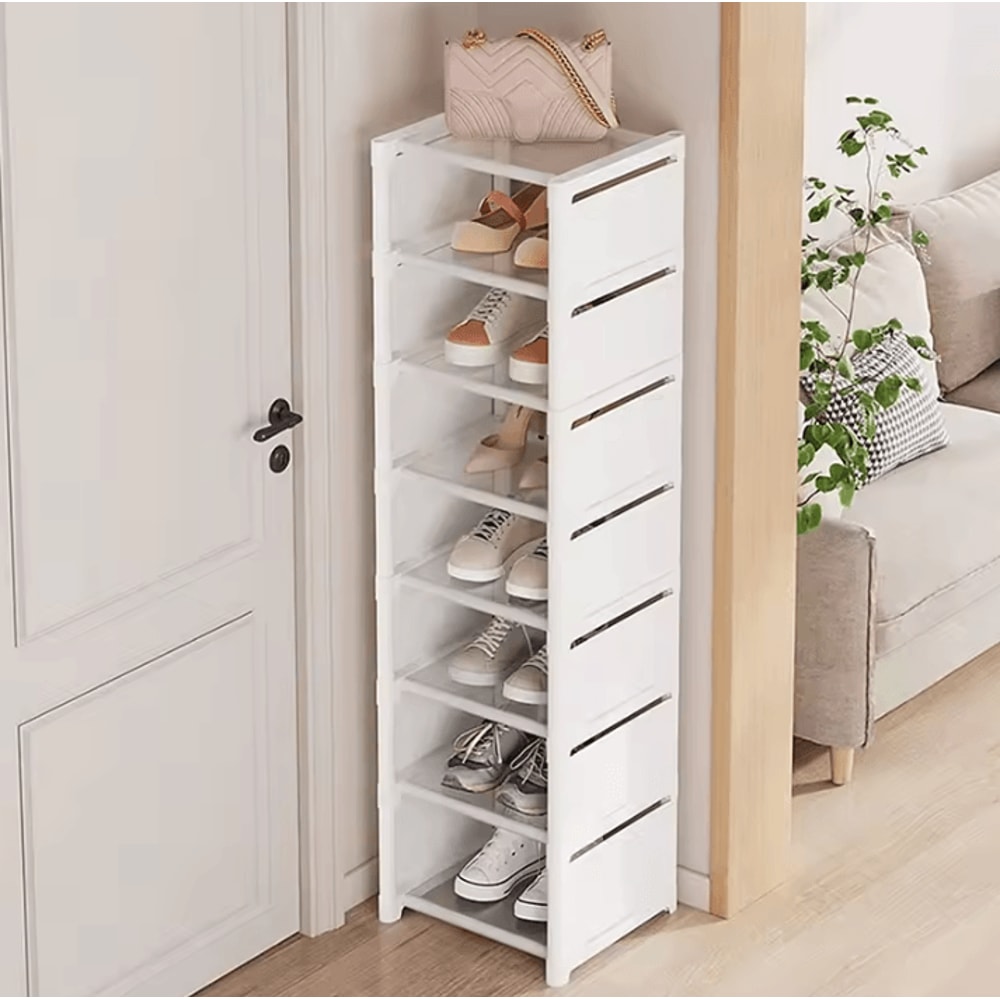 Small Shoe Rack Narrow Shoe Cabinet Storage For Home Rental And Entryway 1