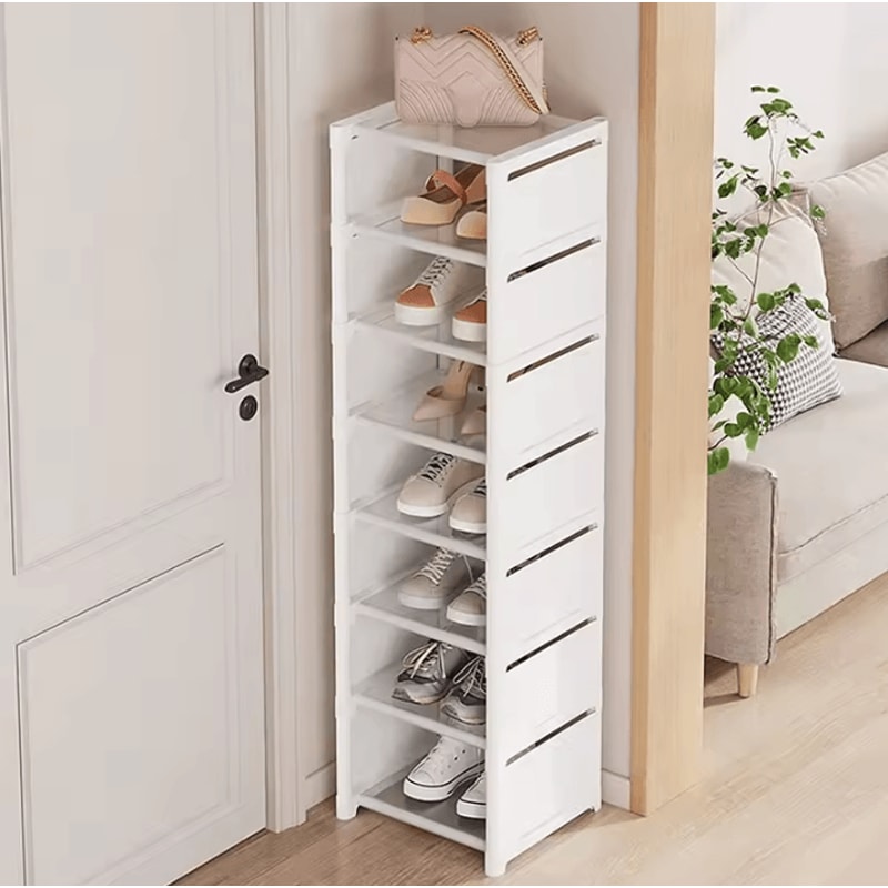 Small Shoe Rack Narrow Shoe Cabinet Storage For Home Rental And Entryway 1