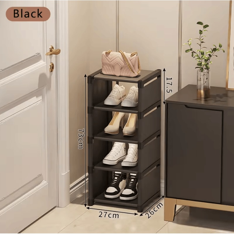Small Shoe Rack Narrow Shoe Cabinet Storage For Home Rental And Entryway 13