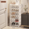 Small Shoe Rack Narrow Shoe Cabinet Storage For Home Rental And Entryway 18