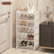 Small Shoe Rack Narrow Shoe Cabinet Storage For Home Rental And Entryway 19