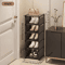 Small Shoe Rack Narrow Shoe Cabinet Storage For Home Rental And Entryway 8