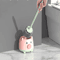 Cute Piglet Toilet Brush Set WallHanging NoDeadCorner Cleaning Magic 1
