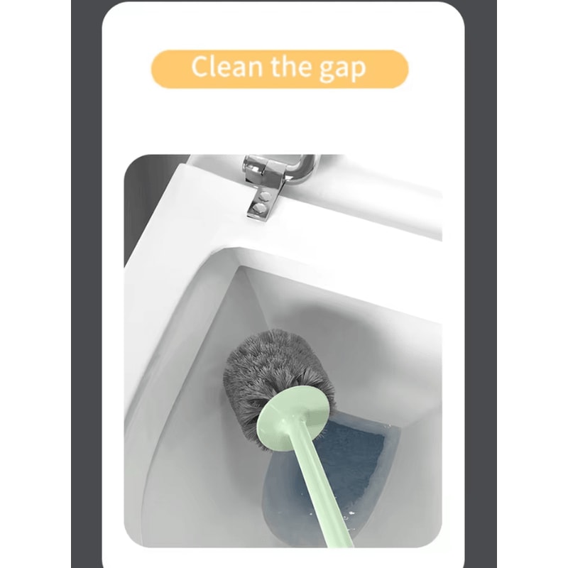 Cute Piglet Toilet Brush Set WallHanging NoDeadCorner Cleaning Magic 2