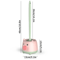 Cute Piglet Toilet Brush Set WallHanging NoDeadCorner Cleaning Magic 4