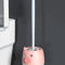 Cute Piglet Toilet Brush Set WallHanging NoDeadCorner Cleaning Magic 5